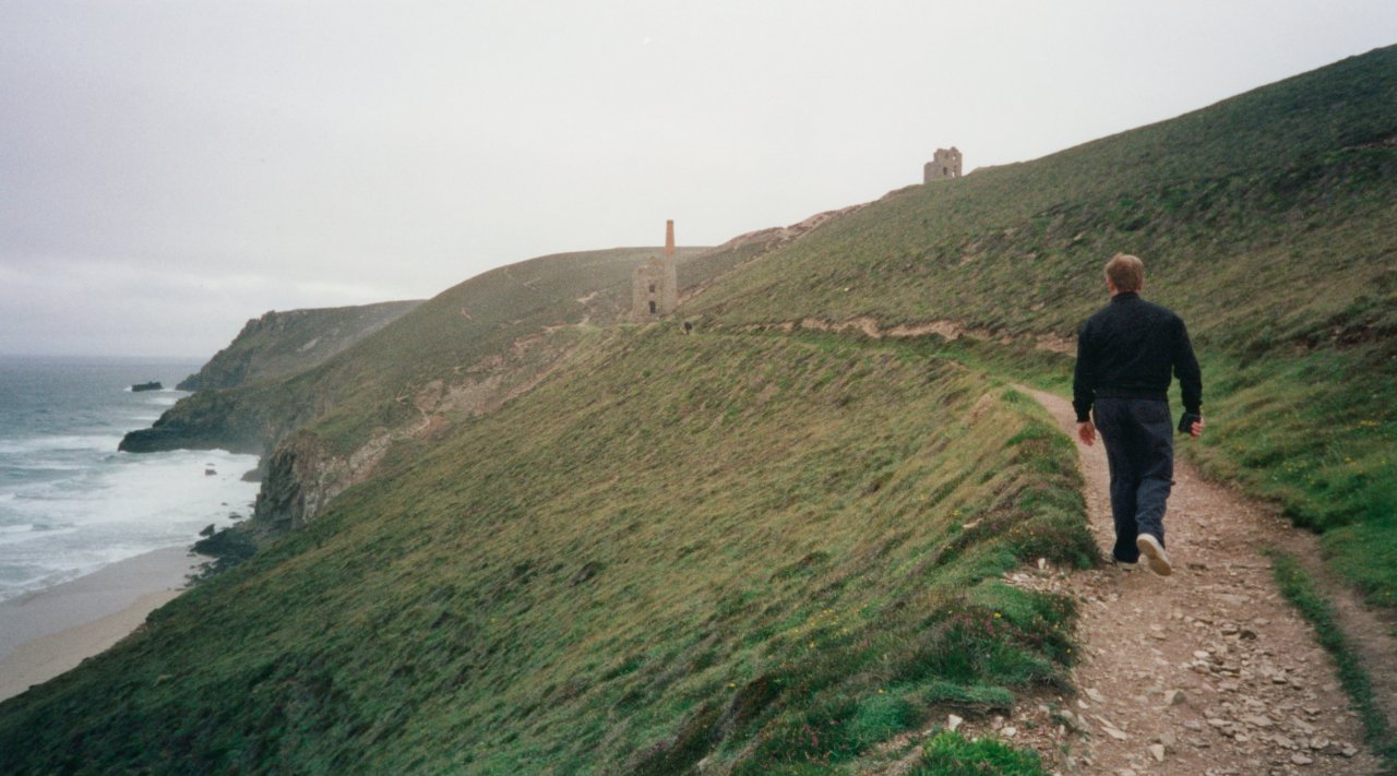 AandM at Wheal Coates tin mine 2000 4